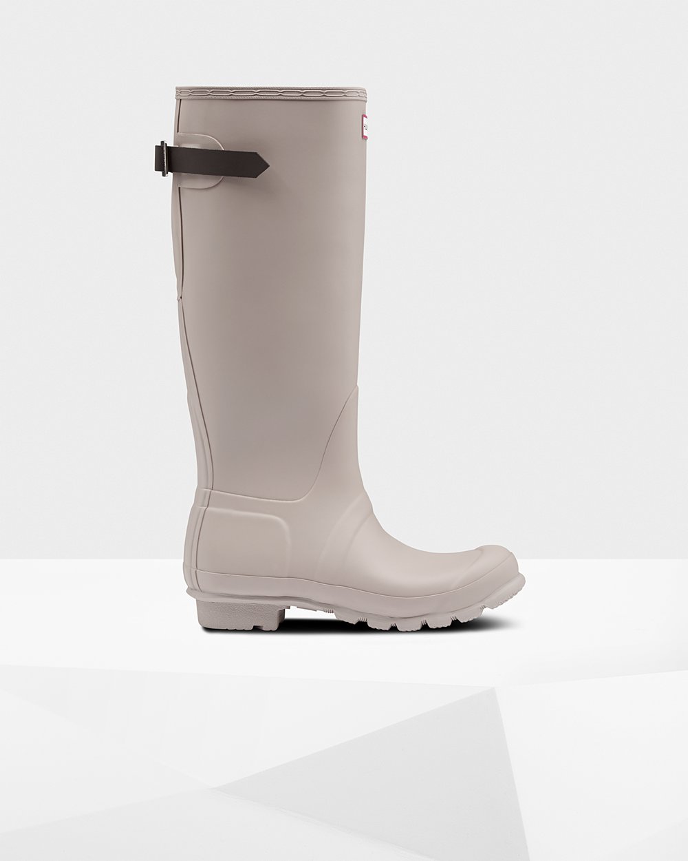 Womens Tall Rain Boots - Hunter Original Back Adjustable (87WHOQEJX) - Grey